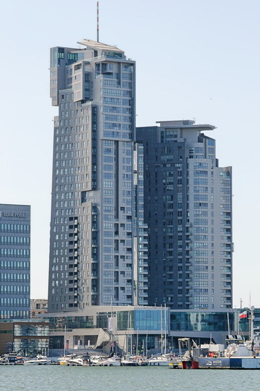 24 - The Sea Towers skyscraper complex located in Gdynia, Poland 2